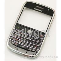 BlackBerry Bold 9000 bezel faceplate w/ lens & Keyboard