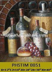 Classic still life oil painting