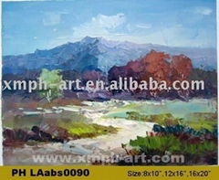 Landscape oil painting