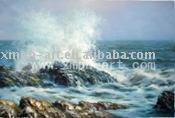 Seascape oil painting