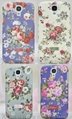 Hard Case for iphone4/5/S4 with flowers 3