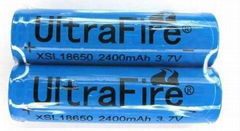 2 pcs of UltraFire XSL18650 2400mAh 3.7V