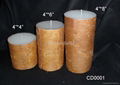 decorative candle, pillar candle, craft candle