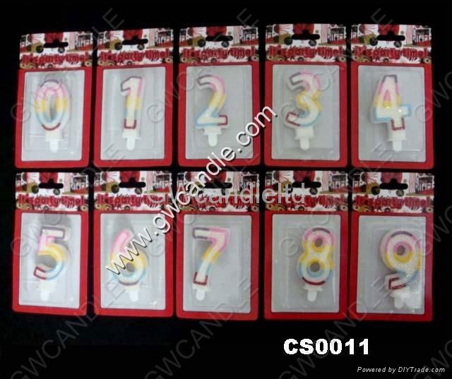 number candle, birthday candle, cake candle 4