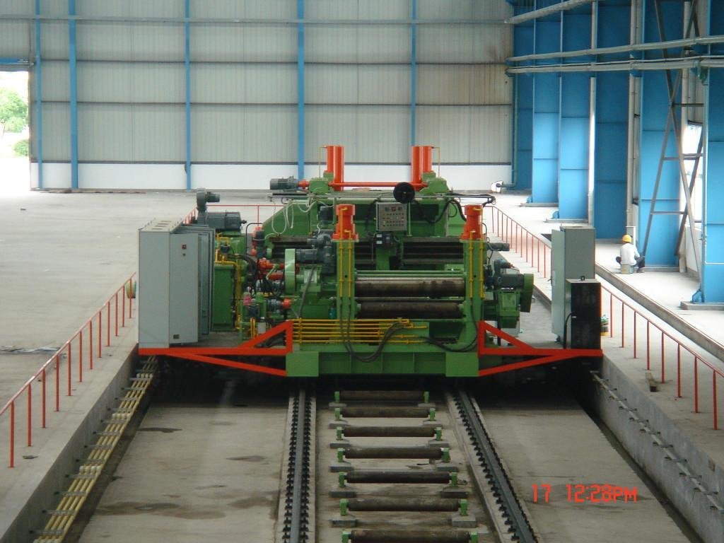spiral welded pipe mill