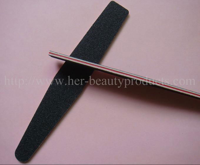 Nail File-Diamond-shaped(black/red) for Nail Care