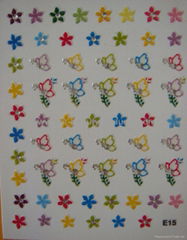 2D Nail Sticker / Epoxy Nail Sticker for Nail Art