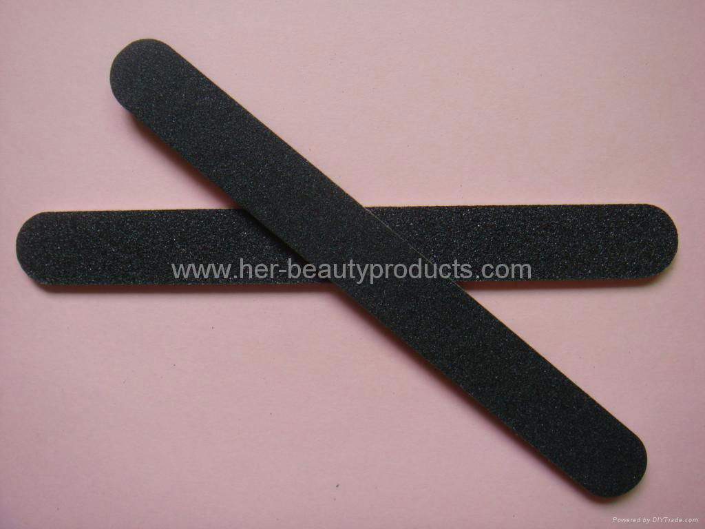 Nail File for nail art-Straight (black/red) 2