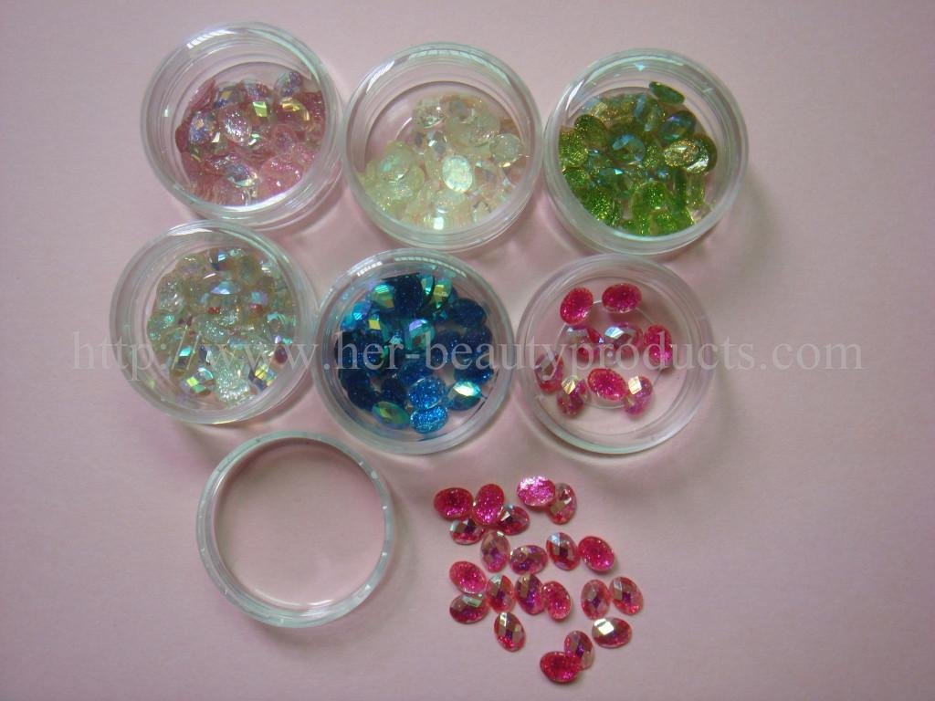 Glitter Stone Used for Nail Art (30pcs/jar)