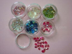 Glitter Stone Used for Nail Art (30pcs/jar)