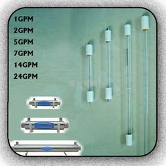 Preheating Start Quartz UV Germicidal Lamp