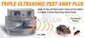 3 speaker Triple Ultrasonic Pest Away Plus  2
