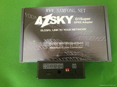 Newest gprs dongle azsky G1 satellite receiver for free channels  