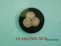 RUBBER INSULATED POWER CABLE