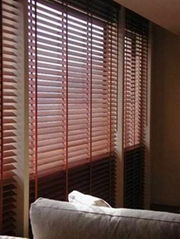 Wooden venetian blinds