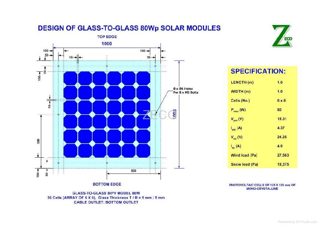 度身订制与建筑一体化玻璃透光光电板 5