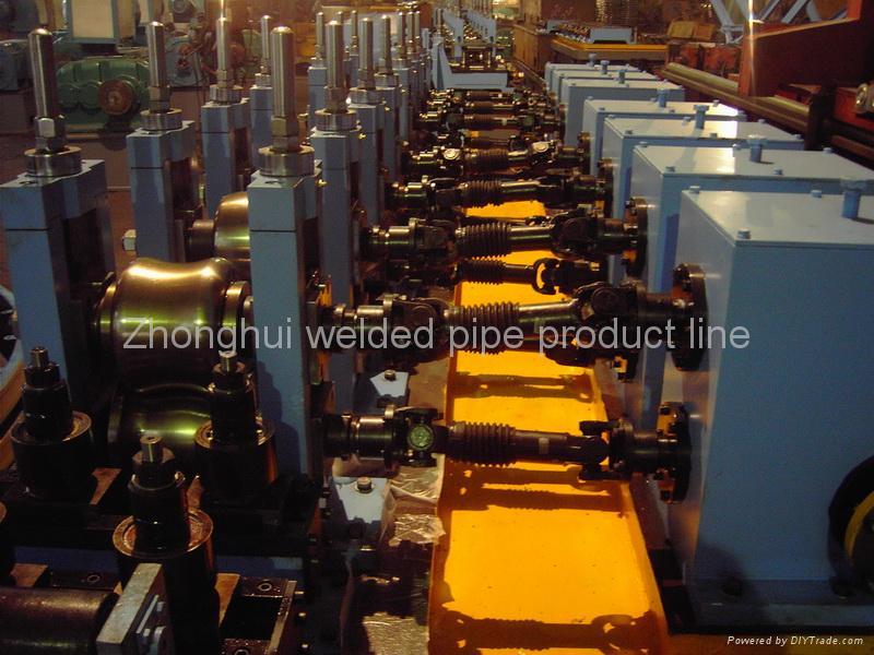 89mm High Frequency longitudinal welded tube mill line