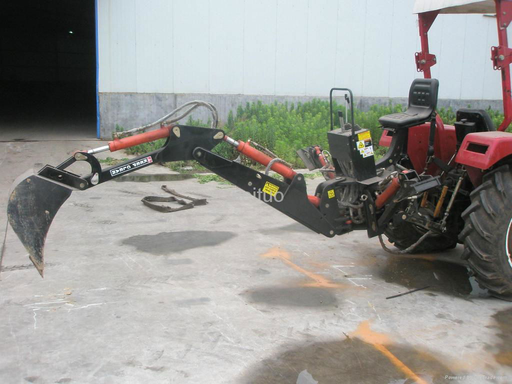 tractor with front loader and backhoe 2