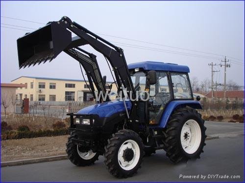tractor with front loader and backhoe 3