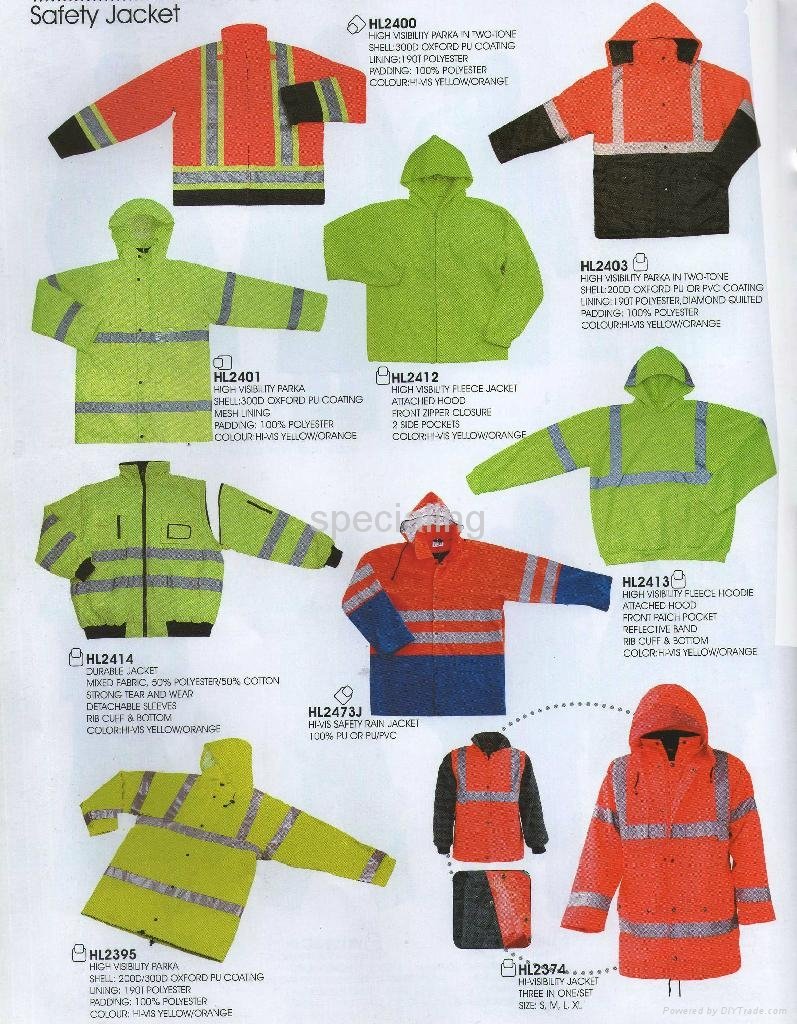 safety jacket&&safety workwear