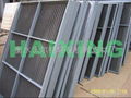 Stainless steel flat wedge wire panel screen