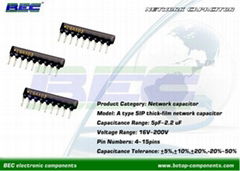 Thick-film Capacitor Networks