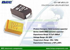 CA45 Series SMD Tantalum Capacitor