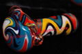 Fluorescent glass smoking pipes wholesale 1