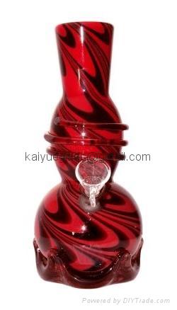 Festival Smoking Soft Glass Tabacco Water Bongs/Pipes