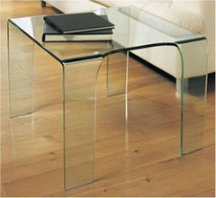 glass coffee table