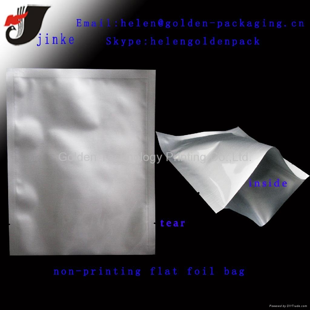 Flat foil bag