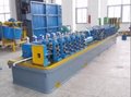 high frequency welded pipe mill line