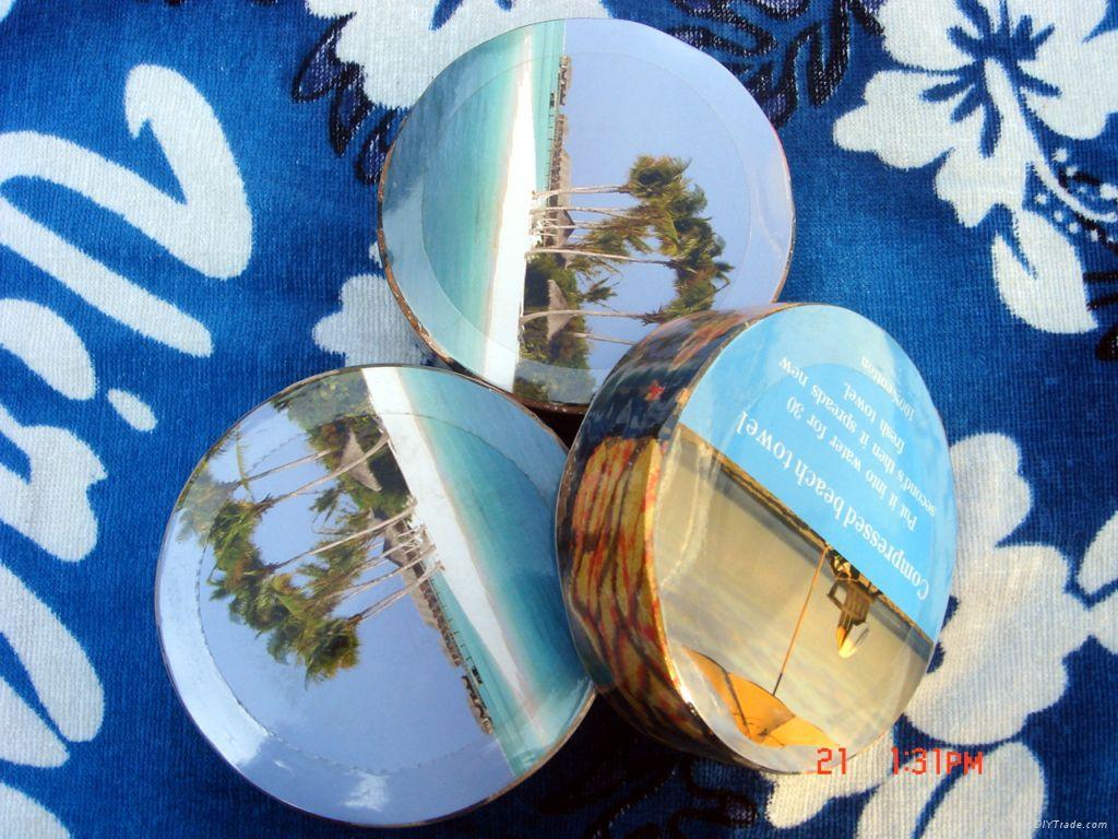 compressed beach towel Y9755998 (China Manufacturer) Towels