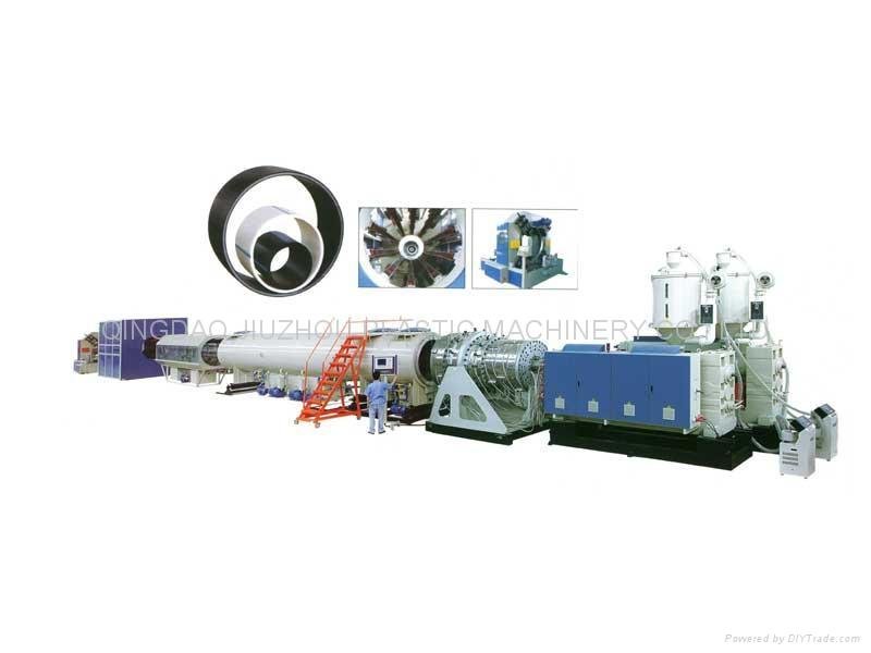 Large Diameter HDPE Water Supply Insulation Supply Pipe Extrusion Line