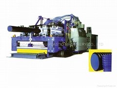 PE、PVC Twin-Wall Corrugated Pipe Production Line