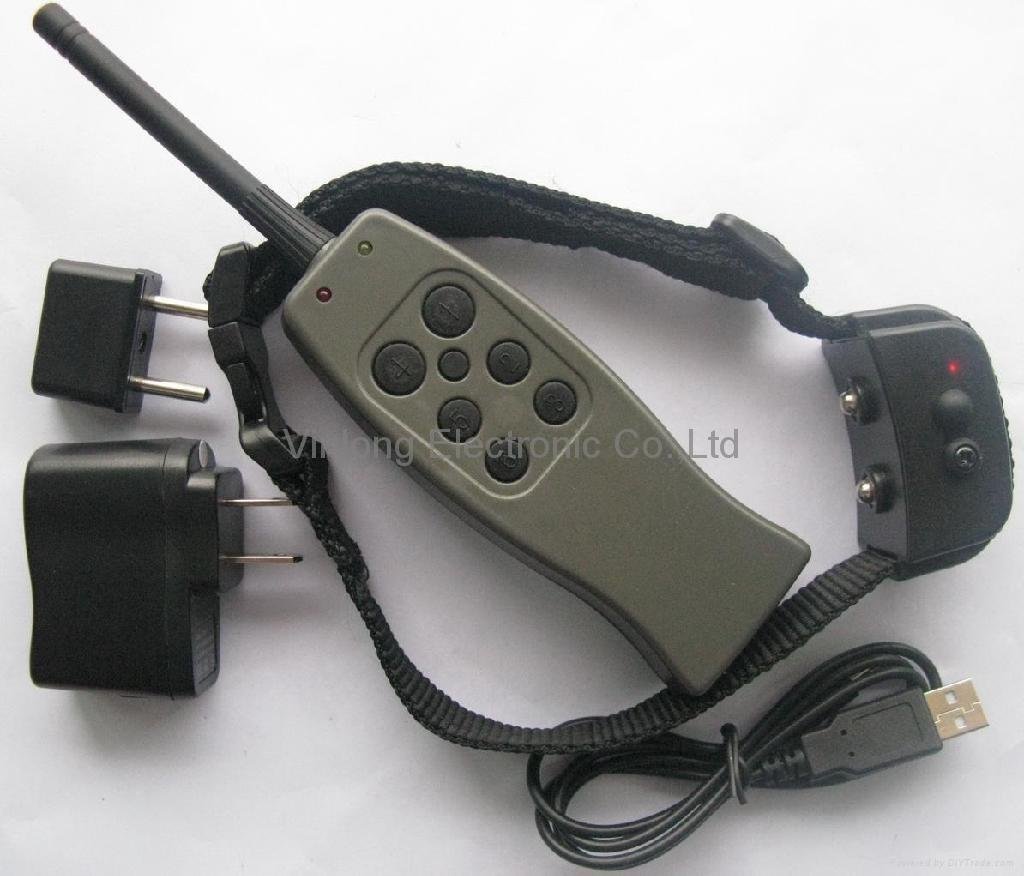 Rechargeable Dog Training VIBRATION + STATIC SHOCK collar / 6 LEVELS/