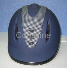 RUBBER horse riding helmet/hat