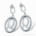 Fashion Sterling Silver Jewelry Earring(E7110)