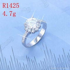 Fashion Sterling Silver Jewelry Ring(R1425)