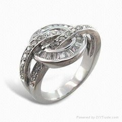 Fashion Sterling Silver Jewelry Ring(R1530)