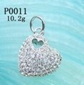 Fashion Sterling Silver Jewelry Pendent(P0011) 1