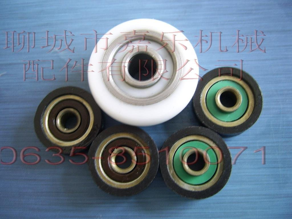 plastic bearings roller pulley 3