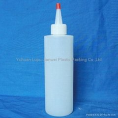 250mL HDPE Plastic Bottle with Tip Mouth and Little Cap