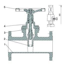 DIN 3202 F5 Resilient Seal Gate valve 		 2