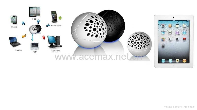 MINI WIRELESS BLUETOOTH SPEAKER PALM SIZE FOR USE IPHONE IPAD  BLUETOOTH DEVICES 3