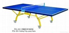 Moving Table Tennis Table