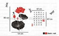 Koike Lotus Wall Stickers 4