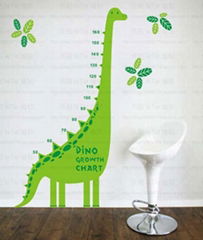 Super Dinosaur Growth Chart Wall Stickers