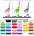 Super Dinosaur Growth Chart Wall Stickers 5