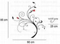 Romantic Flower Wall Stickers 4